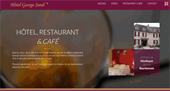 Desktop Screenshot of hotel-georgesand.fr