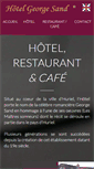Mobile Screenshot of hotel-georgesand.fr